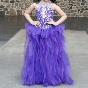 Purple Pageant Dress